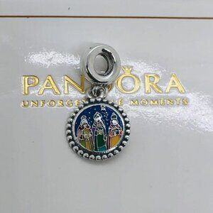 🌞📖Pandora Three Kings Dangle Charm Pendant S925 Sterling Silver